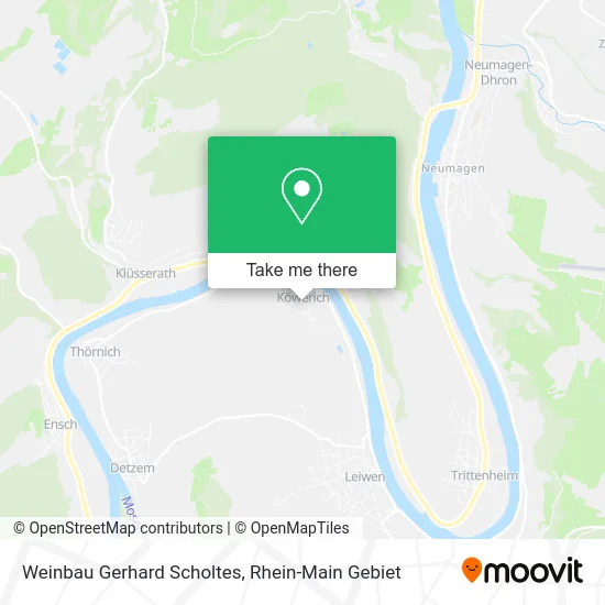 Карта Weinbau Gerhard Scholtes