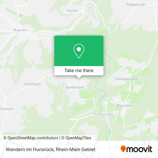 Карта Wandern im Hunsrück
