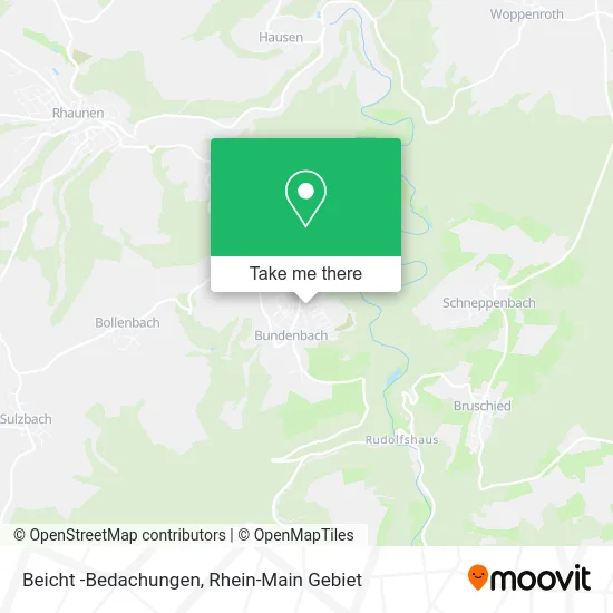 Карта Beicht -Bedachungen