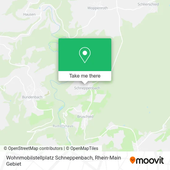 Карта Wohnmobilstellplatz Schneppenbach