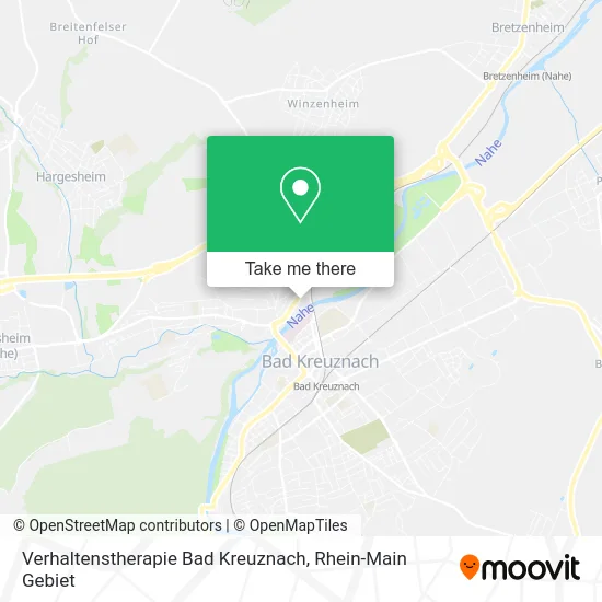 Карта Verhaltenstherapie Bad Kreuznach