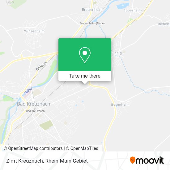 Карта Zimt Kreuznach