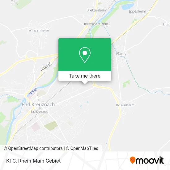 KFC map