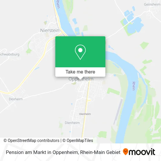 Карта Pension am Markt in Oppenheim