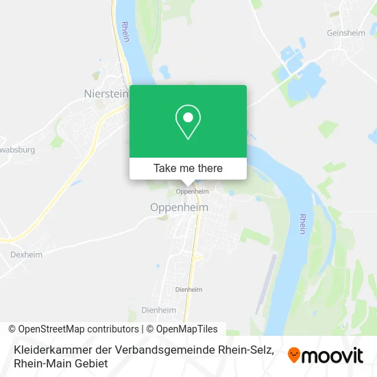 Карта Kleiderkammer der Verbandsgemeinde Rhein-Selz