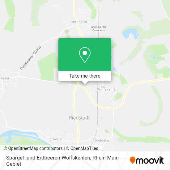 Карта Spargel- und Erdbeeren Wolfskehlen