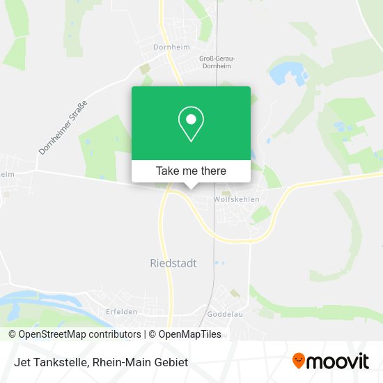 Карта Jet Tankstelle