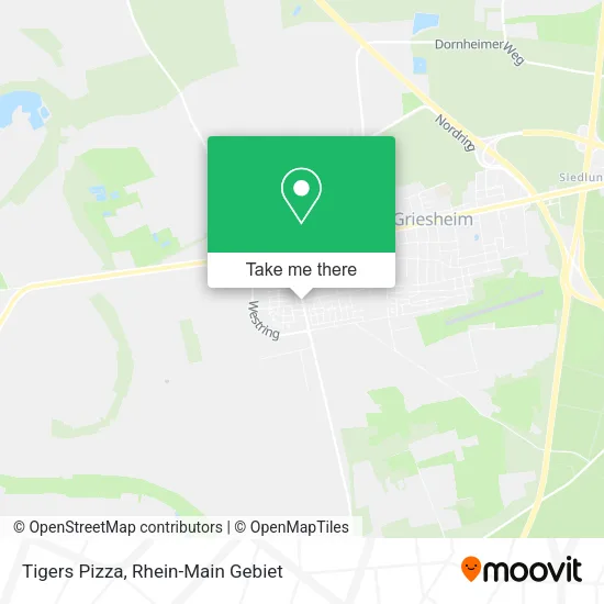 Карта Tigers Pizza