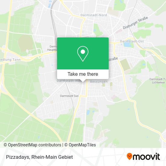 Карта Pizzadays