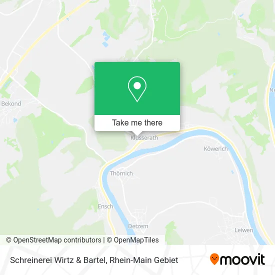 Карта Schreinerei Wirtz & Bartel