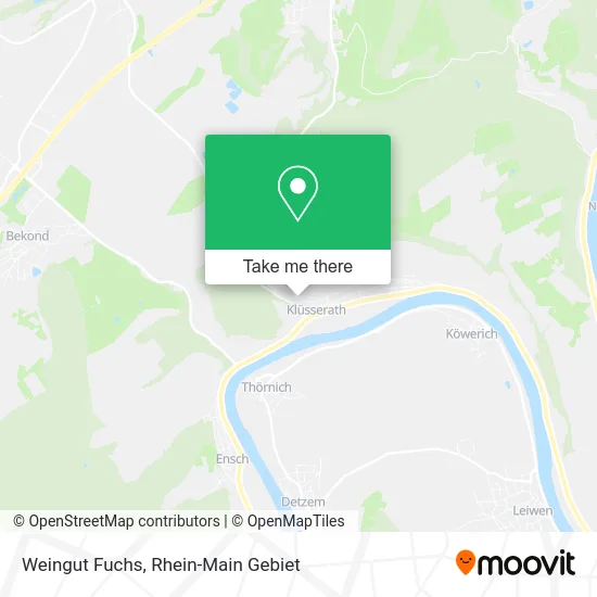 Карта Weingut Fuchs