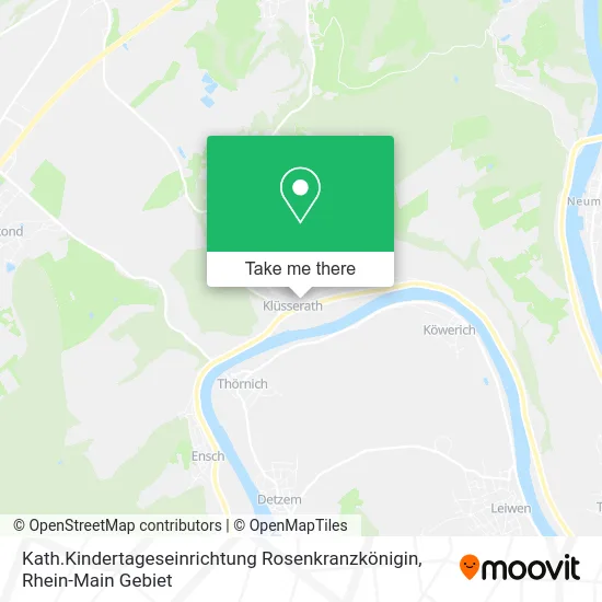 Карта Kath.Kindertageseinrichtung Rosenkranzkönigin