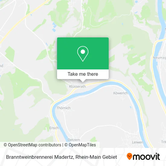 Карта Branntweinbrennerei Madertz