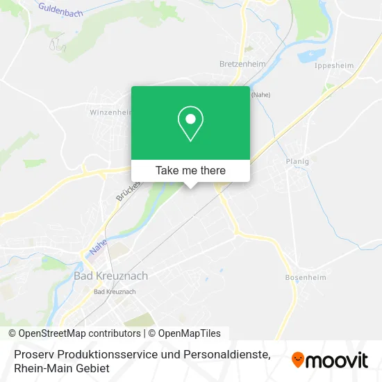 Карта Proserv Produktionsservice und Personaldienste