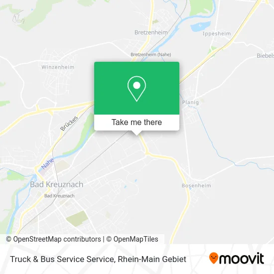 Карта Truck & Bus Service Service