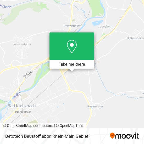 Карта Betotech Baustofflabor