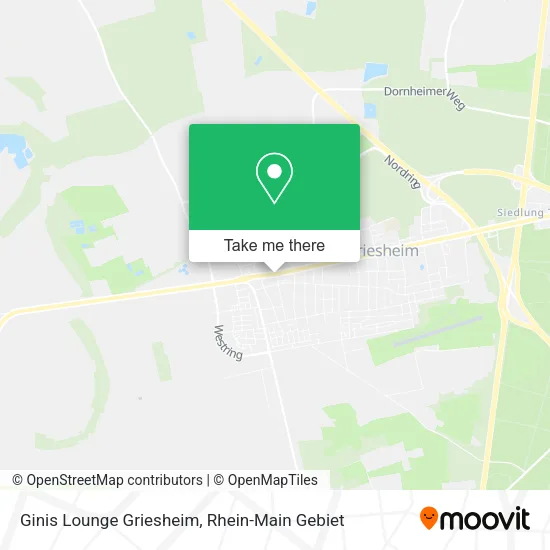 Карта Ginis Lounge Griesheim
