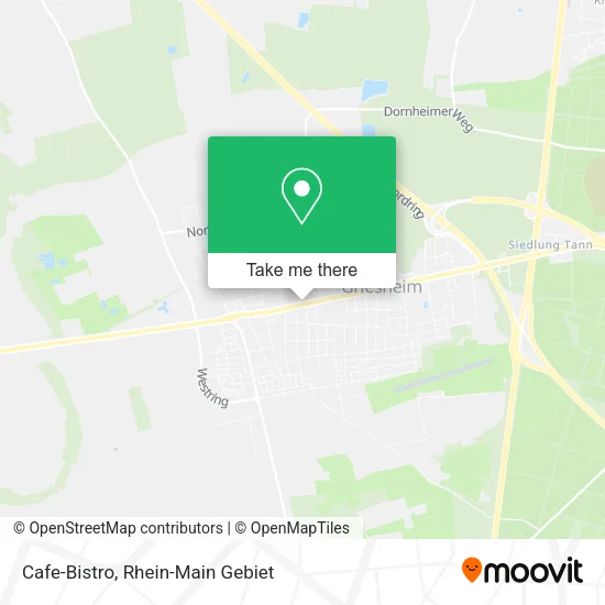 Карта Cafe-Bistro