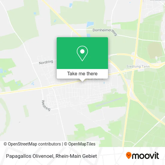 Карта Papagallos Olivenoel