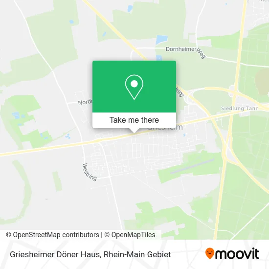 Карта Griesheimer Döner Haus