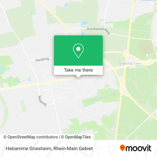 Карта Hebamme Griesheim