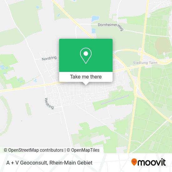 Карта A + V Geoconsult