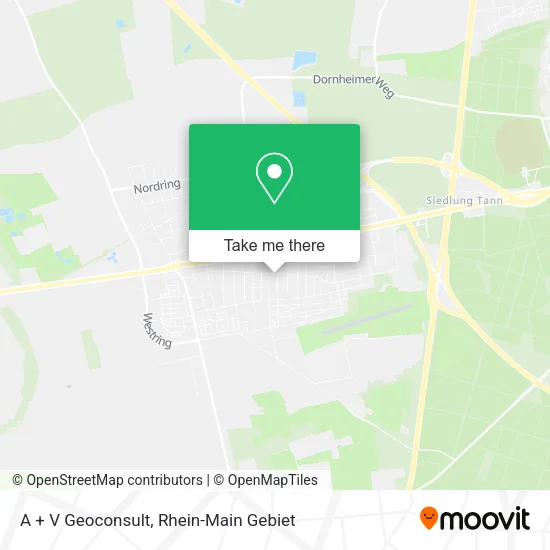 Карта A + V Geoconsult