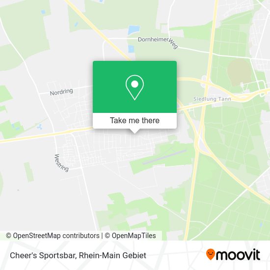 Карта Cheer's Sportsbar