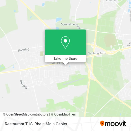 Карта Restaurant TUS