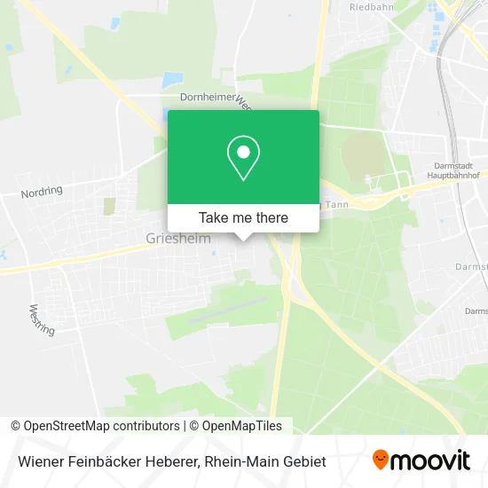 Карта Wiener Feinbäcker Heberer