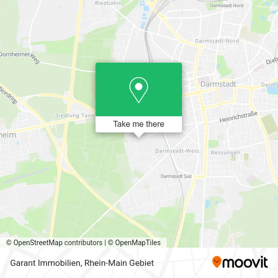 Карта Garant Immobilien