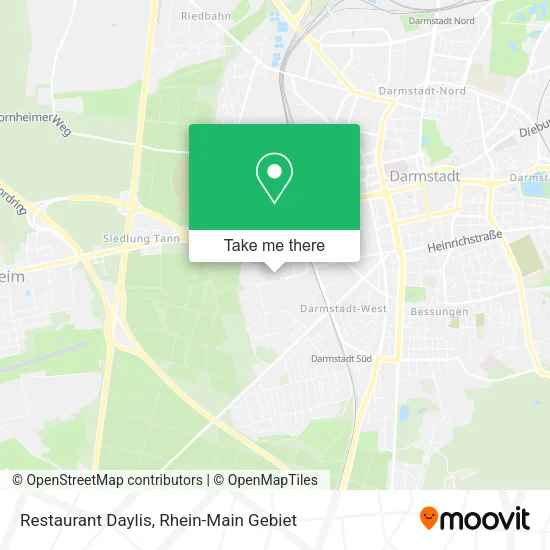 Карта Restaurant Daylis
