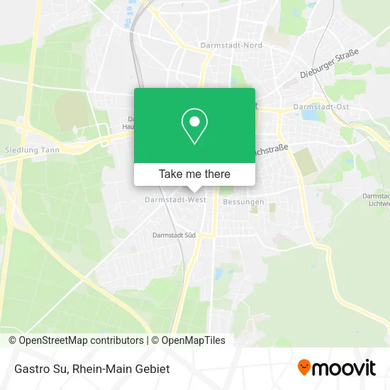 Карта Gastro Su