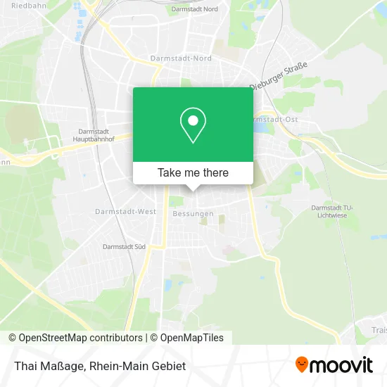 Карта Thai Maßage