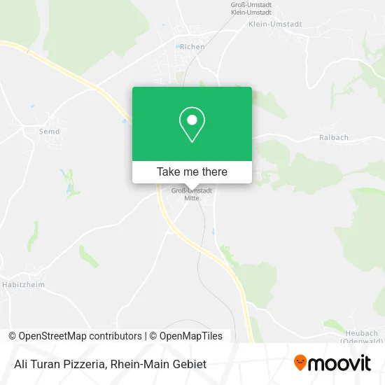Карта Ali Turan Pizzeria