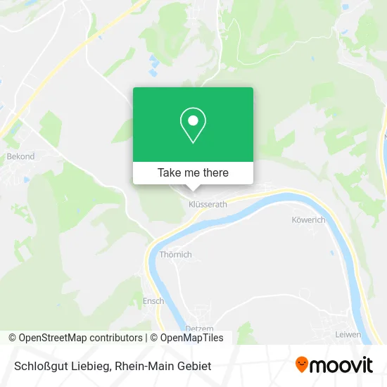 Карта Schloßgut Liebieg