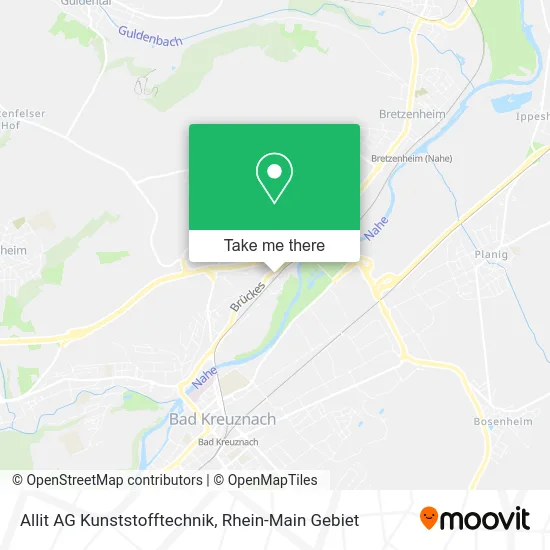Карта Allit AG Kunststofftechnik