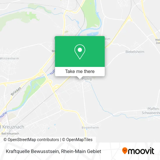 Карта Kraftquelle Bewusstsein