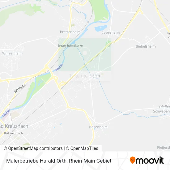 Карта Malerbetriebe Harald Orth