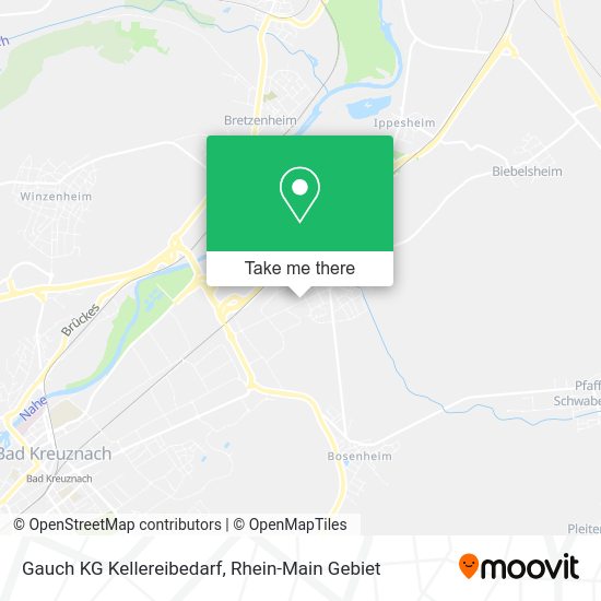Карта Gauch KG Kellereibedarf