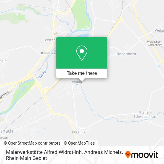 Карта Malerwerkstätte Alfred Widrat-Inh. Andreas Michels