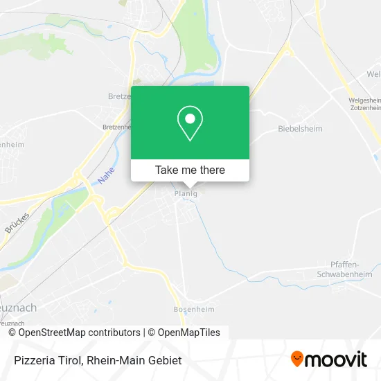 Карта Pizzeria Tirol