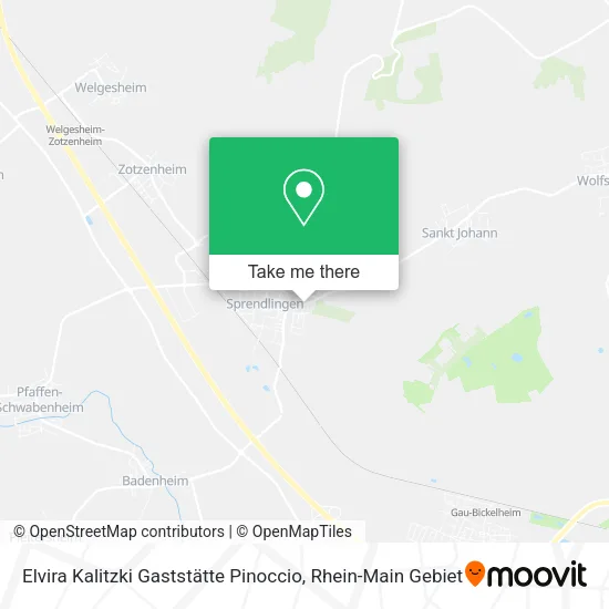 Карта Elvira Kalitzki Gaststätte Pinoccio