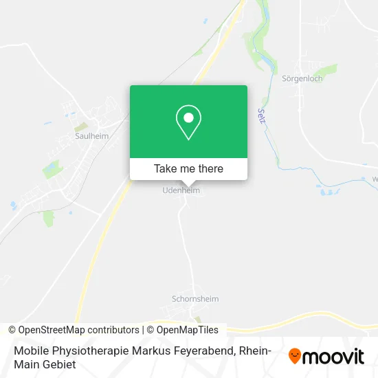 Карта Mobile Physiotherapie Markus Feyerabend