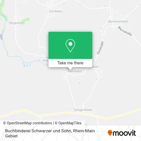 Карта Buchbinderei Schwarzer und Sohn