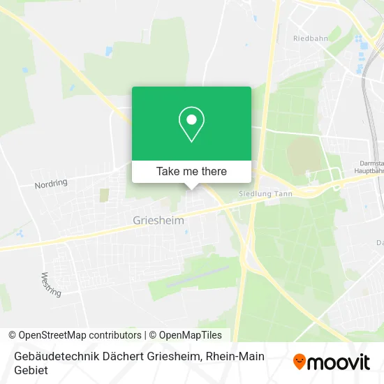 Карта Gebäudetechnik Dächert Griesheim