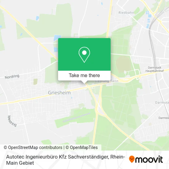 Карта Autotec Ingenieurbüro Kfz Sachverständiger