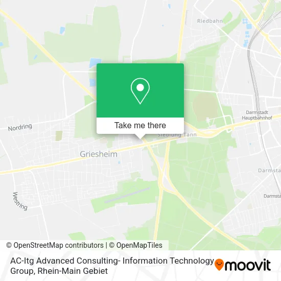 Карта AC-Itg Advanced Consulting- Information Technology Group