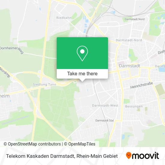 Карта Telekom Kaskaden Darmstadt
