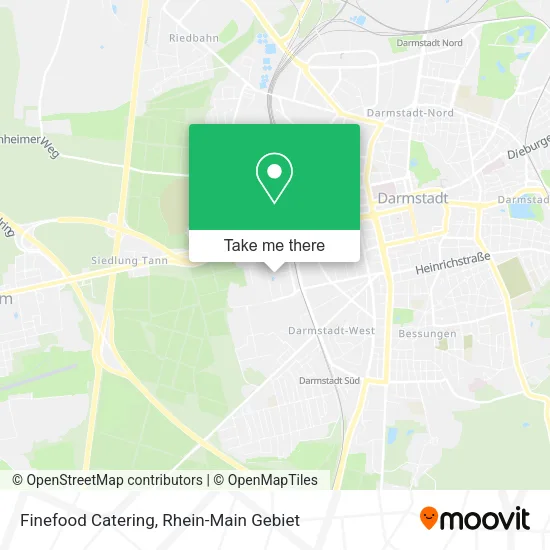 Карта Finefood Catering